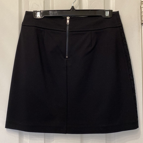 Jacob black lace front mini skirt - Picture 2 of 2